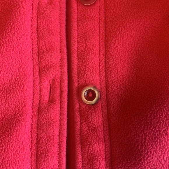 L.L. Bean Pink Polartec Fleece Button Up Cardigan - Picture 13 of 13